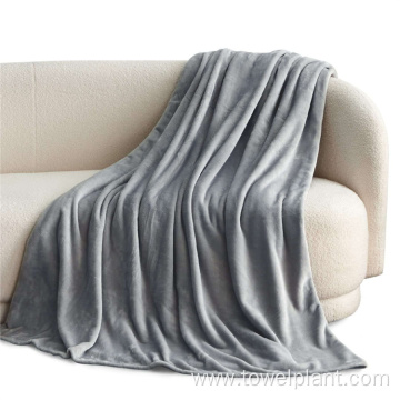 recycled polyester flannel fleece winter blanket